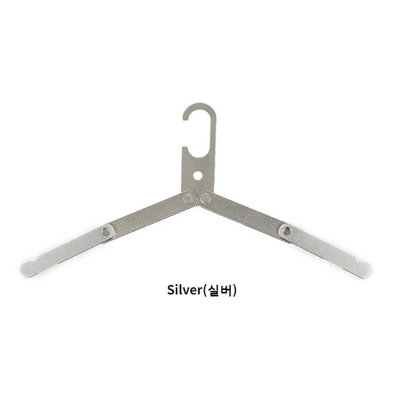 MOUNTAINHIKER Folding Aluminium Camping Clothes Hanger