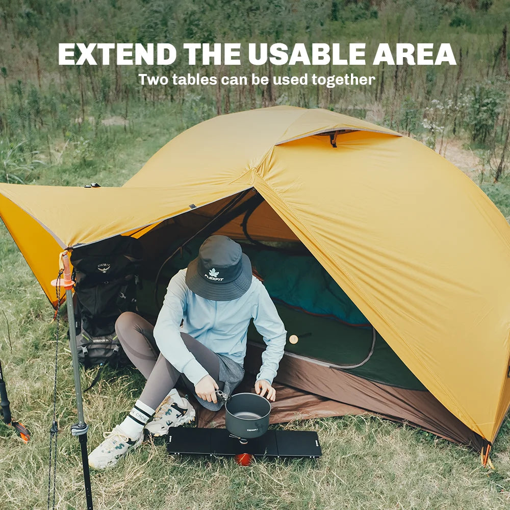 FIRE MAPLE Petrel Ultralight Folding Table - 191g Portable Desk for NZ Hunting Camp Setup
