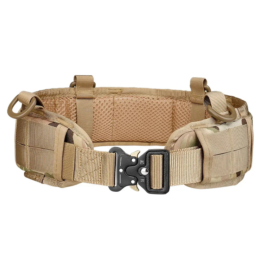 MOLLE Adjustable Tactical Waistbelt – Quick Release and Durable for Outdoor and Combat Use