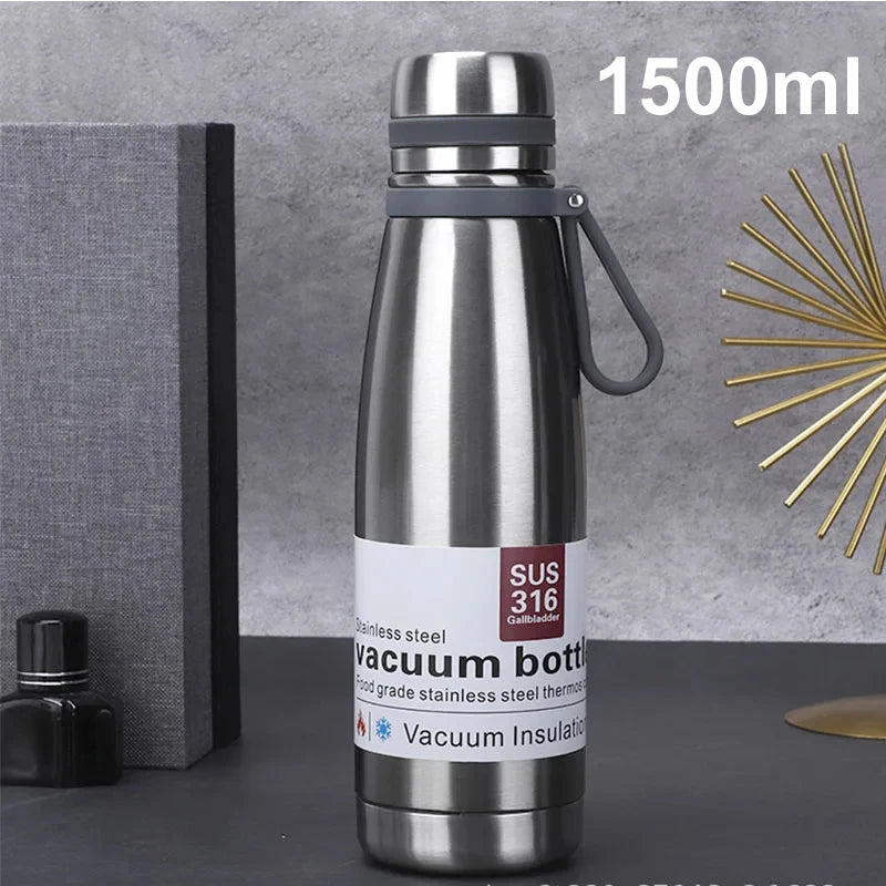 WESTTUNE Stainless Steel Thermos Bottle – Large-Capacity Vacuum Insulated Flask for Outdoor & Travel