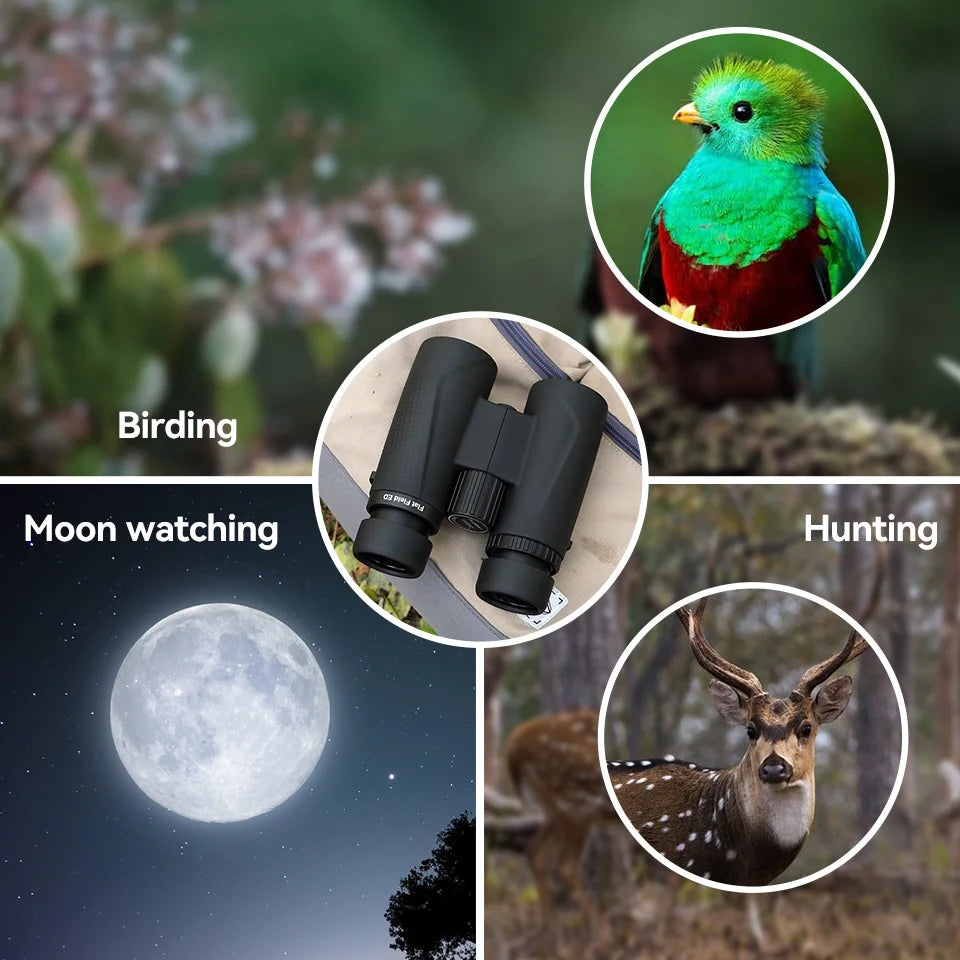 SVBONY SA205 8X42/10X42 ED Binoculars – Waterproof, Flat-Field Optics for Birdwatching & Stargazing