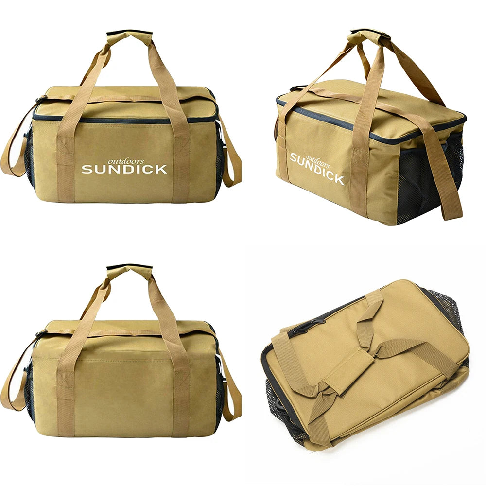 WESTTUNE Portable Camping Storage Bag – Large-Capacity Travel Organiser for Tableware & Cookware