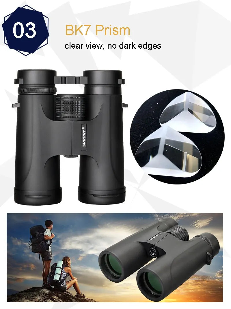 SVBONY F9333A/F9333B Professional HD Binoculars for Camping and Survival