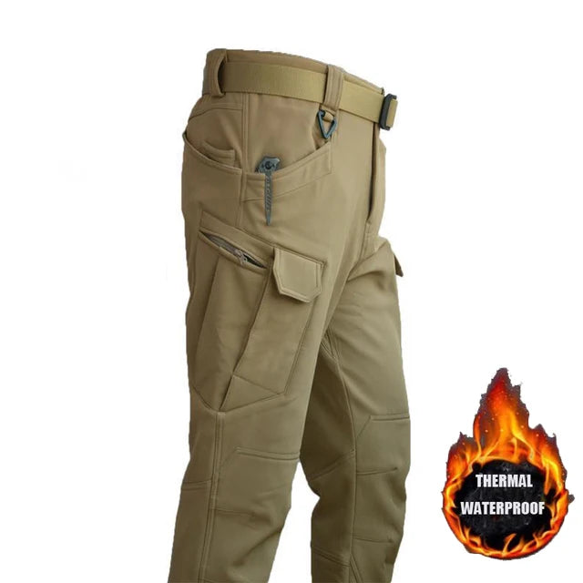 MAZEROUT Men's Winter Softshell Jacket & Cargo Trousers S-5XL