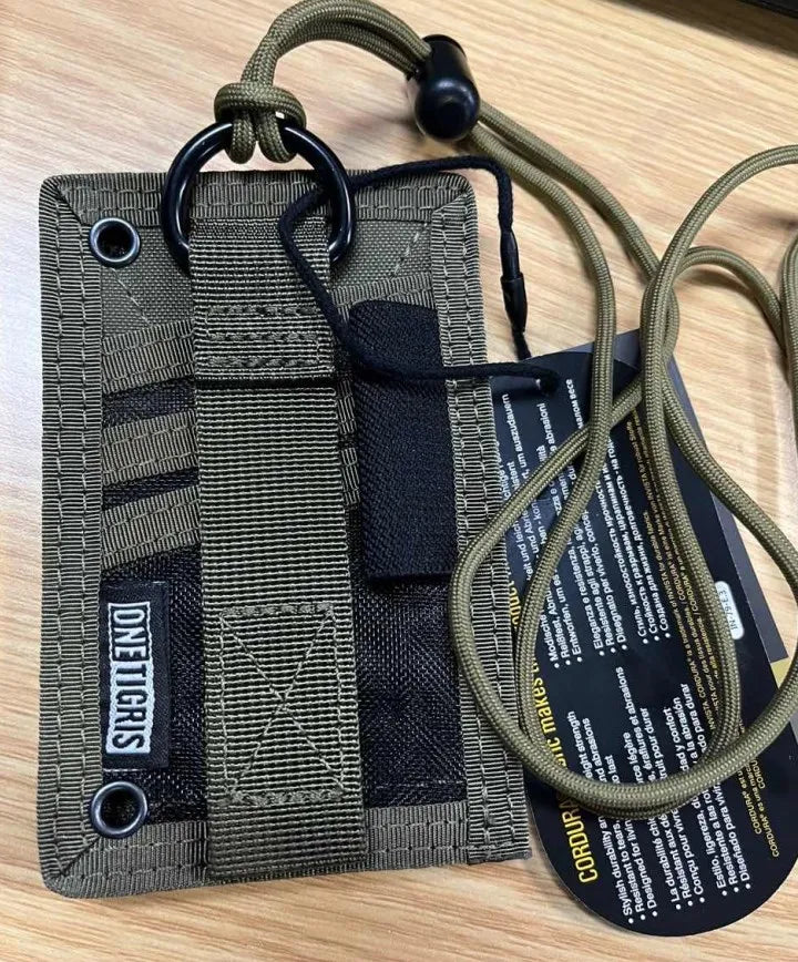ONETIGRIS Outdoor ID Holder & Patch Display Organiser - Multi-Function MOLLE Pouch
