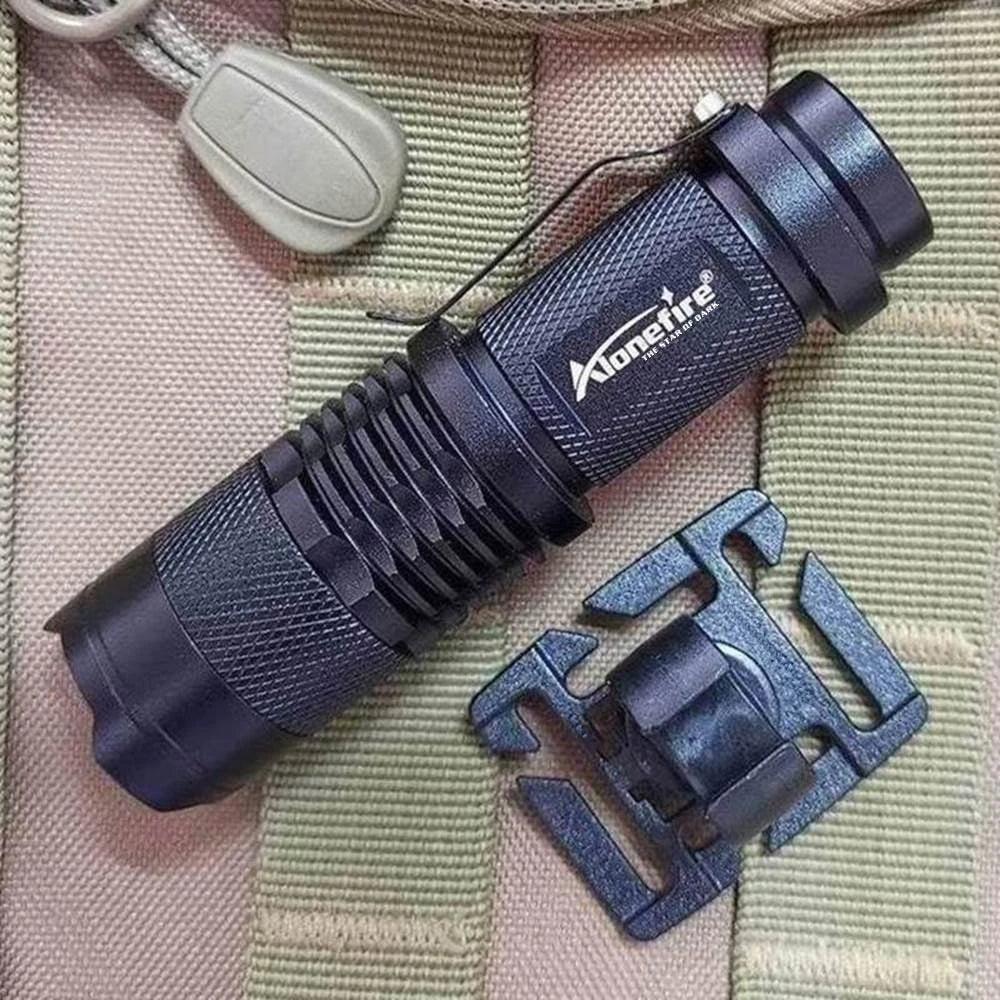 ALONEFIRE Swivel Flashlight Holder Clip
