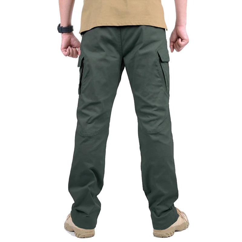REFIRE GEAR IX9 Tactical Cargo Pants - 9-Pocket Stretch Cotton Trousers for NZ Hunting Expeditions
