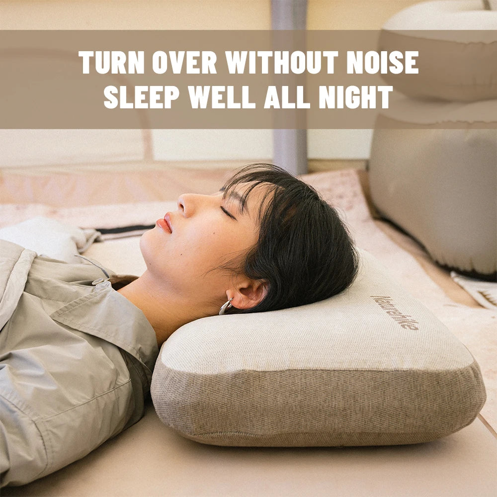 NATUREHIKE New Memory Foam Comfort Square Pillow Portable for Outdoor Camping Travel