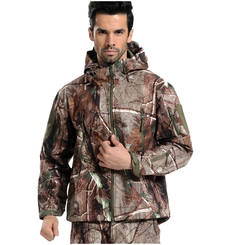 REFIRE GEAR Lurker Soft Shell Camouflage Jacket - Waterproof Stealth Hunting Coat for NZ Bush Stalking