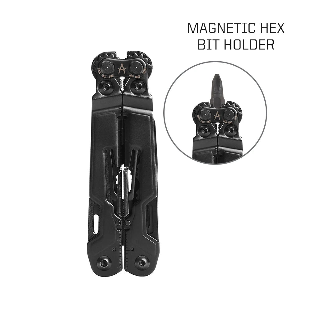 SOG 18-in-1 PowerPint Multi-Tool with Knife and Pliers for Camping and EDC