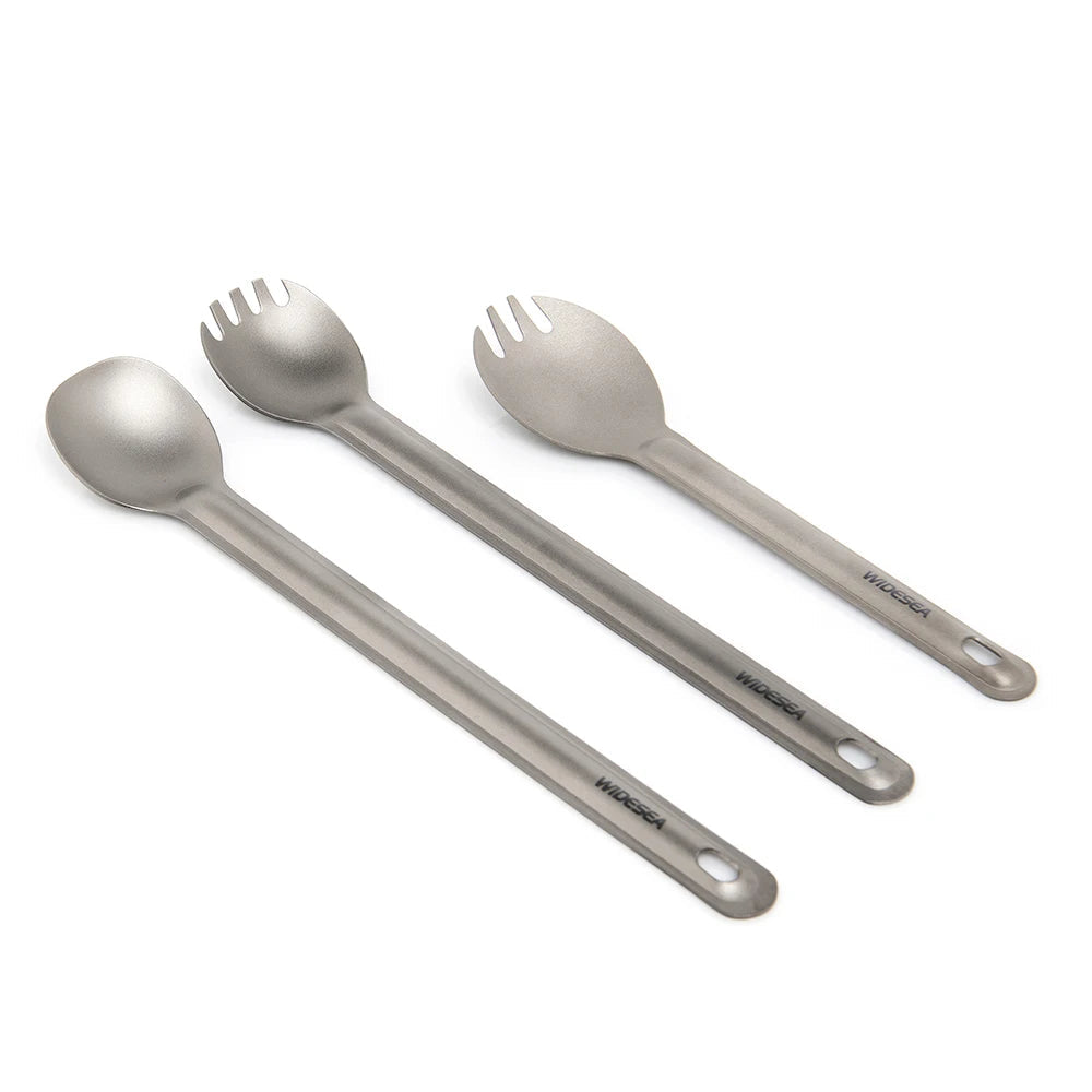 WIDESEA Titanium Spork – Ultralight Camping & Hiking Cutlery
