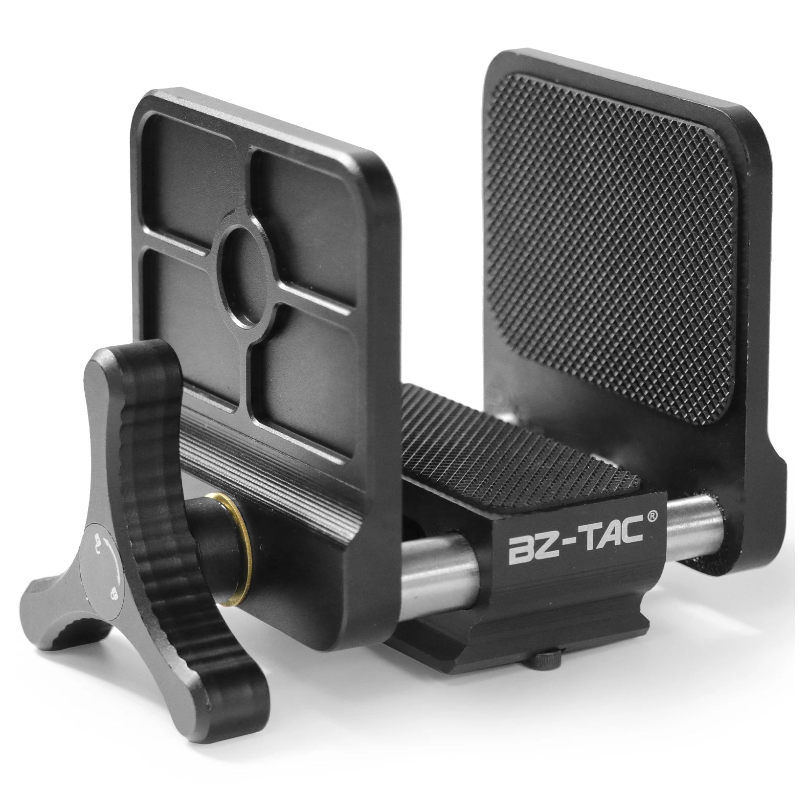 BZTAC Tactical Rifle Clamp Saddle – Aluminium Tripod Mount for Hunting & Target Shooting