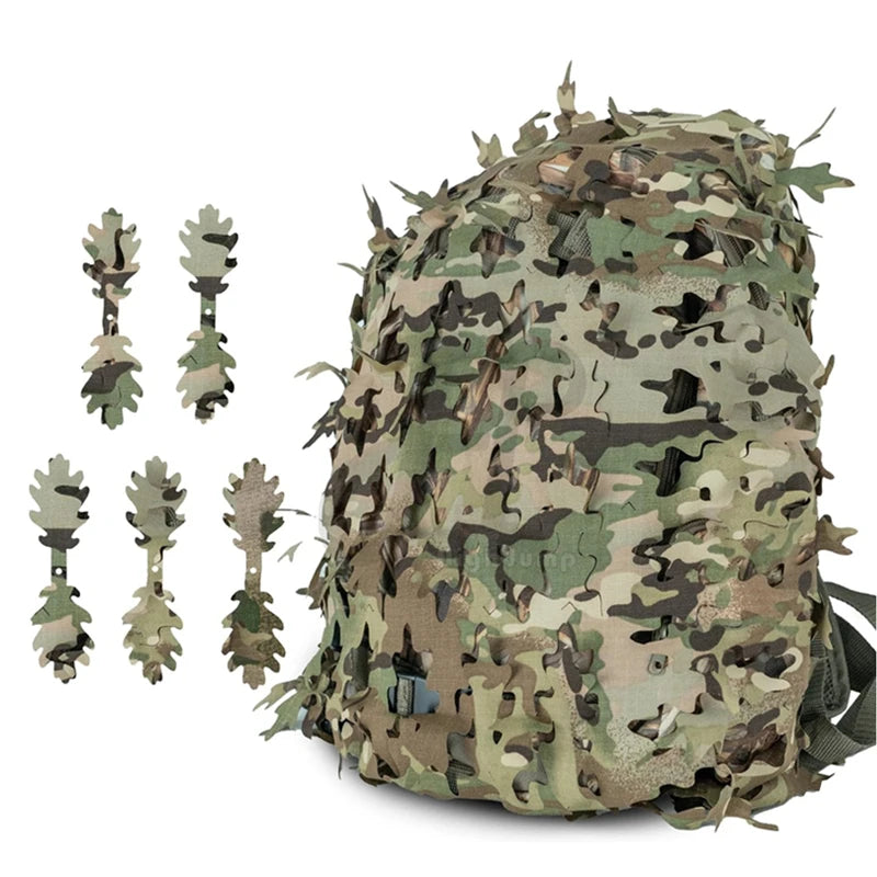 3D Laser-Cut Camouflage Backpack Cover - Tree Shape Camo for NZ Hunting & Wildlife Photography