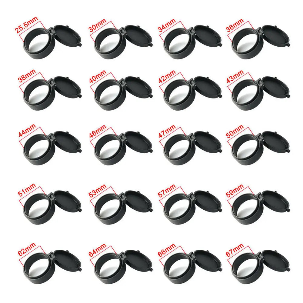 TAC-OR Quick Flip Rifle Scope Lens Cover for 25-69mm Caliber