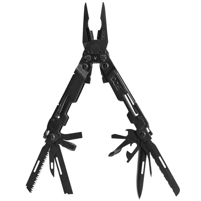 SOG PowerAccess Deluxe 21-in-1 Multi-Tool – Military-Grade Folding Pliers for Survival & Camping