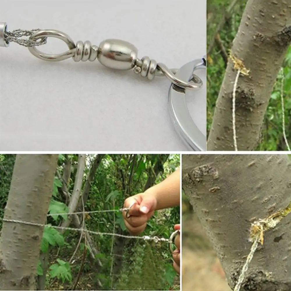 Steel Wire Saw – Emergency Survival Gear for Camping, Hiking, Hunting & Climbing