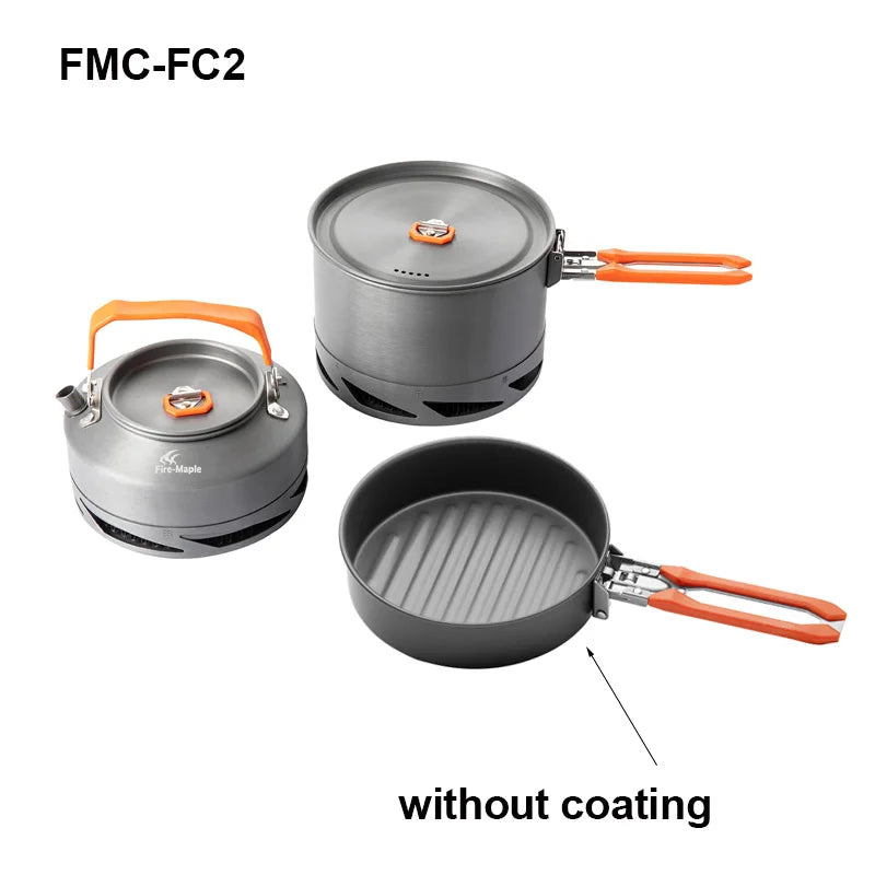 FIRE MAPLE Camping Cookware Set – Compact & Efficient Cooking Gear for Outdoor Adventures