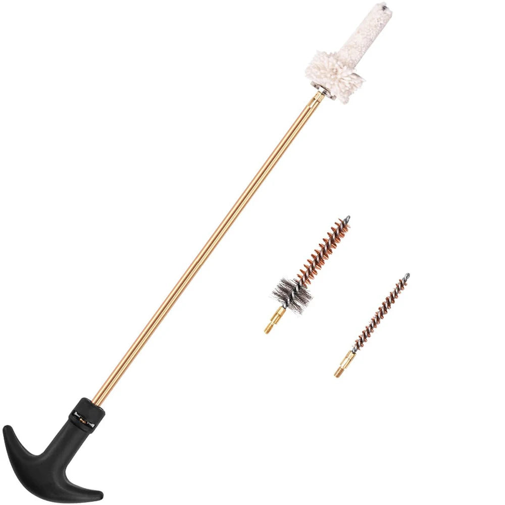 8Pcs Tactical Gun Cleaning Kit – Bronze, Stainless Steel, Cotton Brushes for .30/.308/.223cal