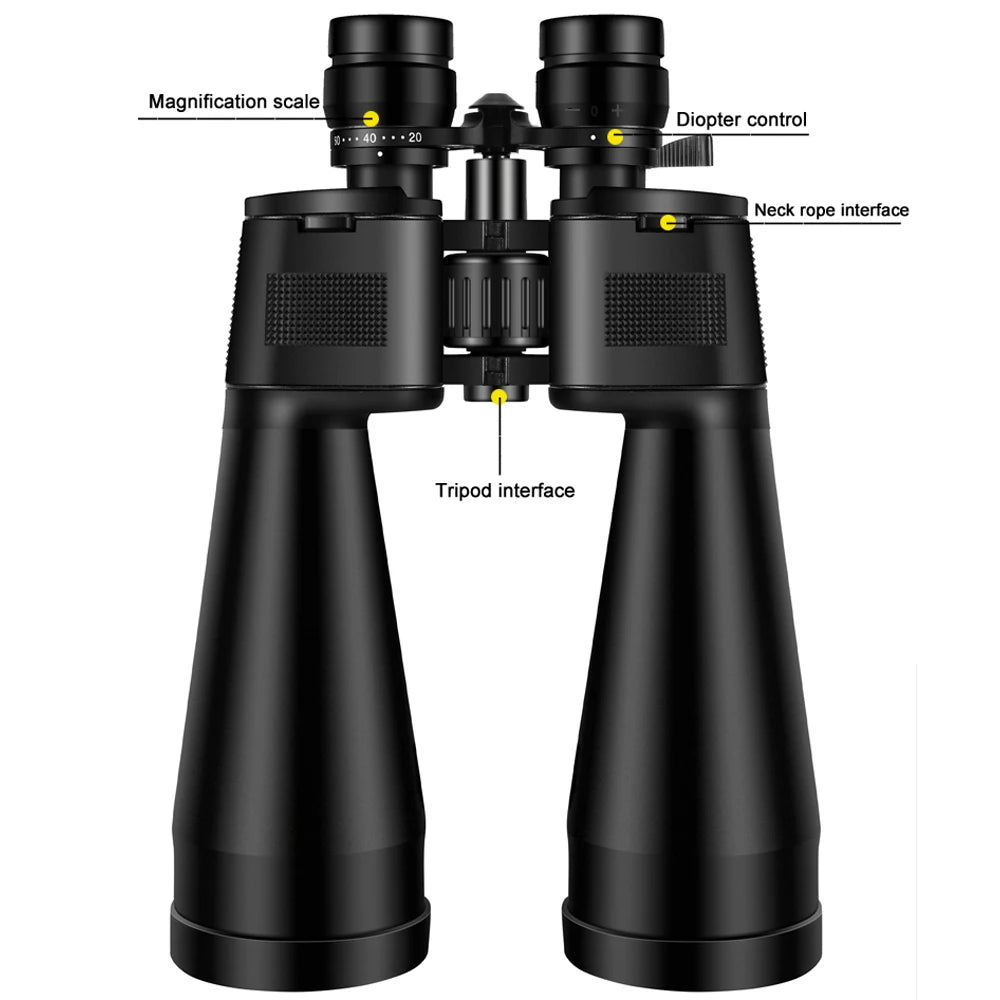 BORWOLF 20-60X70 Binoculars – High Magnification Long Range Zoom