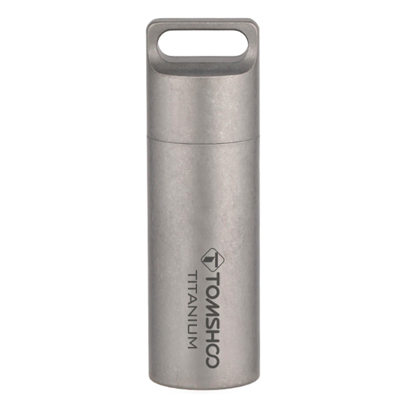 TOMSHOO Titanium Mini Waterproof Storage Pill Box – Lightweight EDC Container for Travel & Outdoor Use