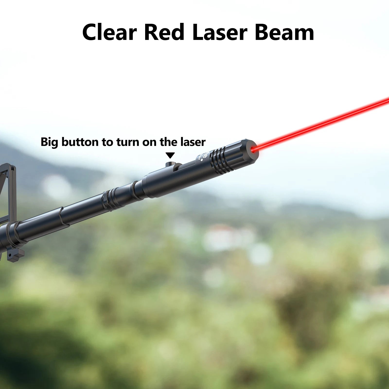 MIDTEN Rifle Red Laser Bore Sighter Kit with 16 Adapters for 0.17 to 12GA, Picatinny Mount