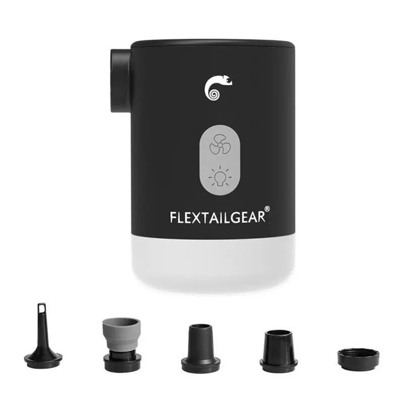 FLEXTAILGEAR Max Pump 2 Pro Portable Air Pump with Light and Power Bank