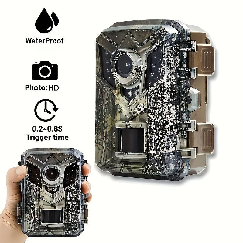 ZUIDID Mini 1080P Trail Camera with Night Vision & Waterproof Design