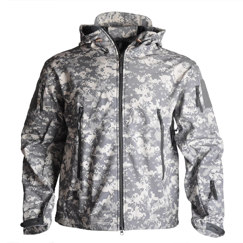 HAN WILD Softshell Hunting Set - Windproof Fleece-Lined Jacket & Pants for NZ Expeditions