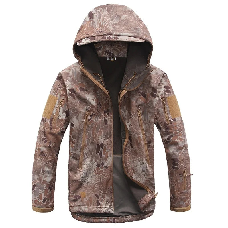 REFIRE GEAR Lurker Soft Shell Camouflage Jacket - Waterproof Stealth Hunting Coat for NZ Bush Stalking