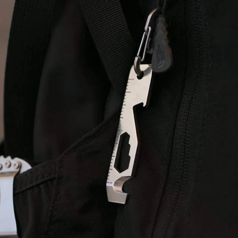10 in 1 EDC Pocket Survival Tool for Camping and Hiking