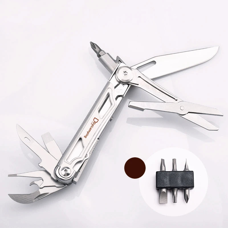 DAICAMPING DL15 Mini Portable EDC Multi-Tool with Folding Knife for Camping and Survival
