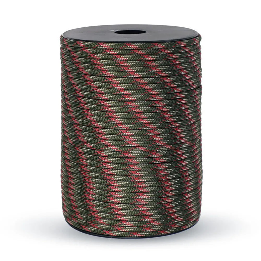 NOBLE EAGLE Military 650 Paracord – 9-Strand 4mm Tactical Survival Rope for Camping
