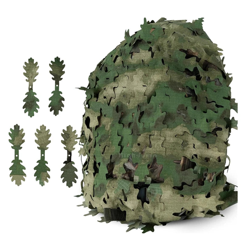 3D Laser-Cut Camouflage Backpack Cover - Tree Shape Camo for NZ Hunting & Wildlife Photography