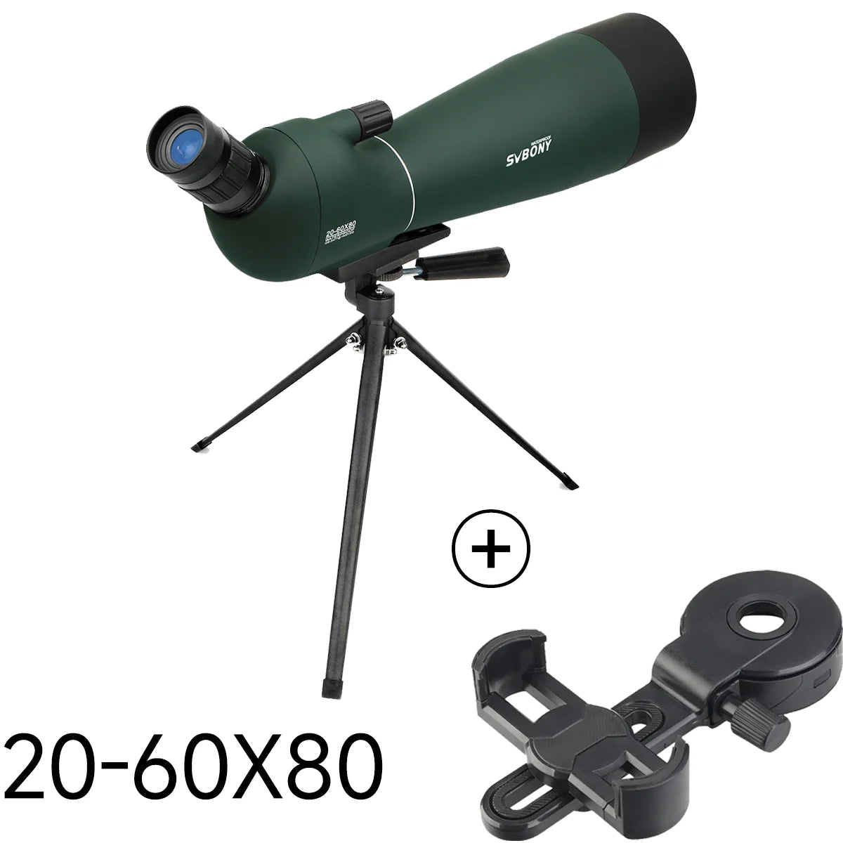 SVBONY SV28 Spotting Scope – Waterproof Zoom Scope for Birdwatching & Target Shooting