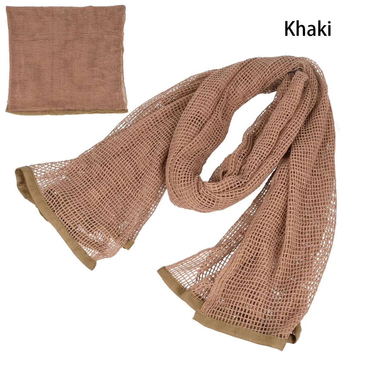 Camouflage Tactical Mesh Scarf – Camo Scarf for Hunting, Shooting & Outdoor Activities
