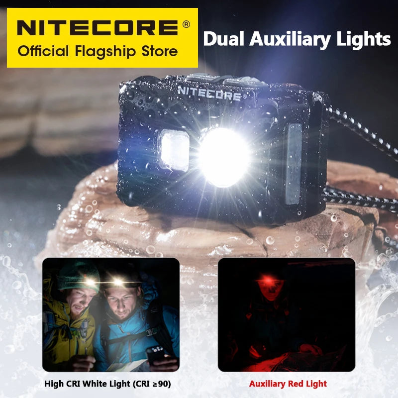 NITECORE NU20 Classic USB-C Rechargeable Headlamp 360lm Ultra Light Outdoor Torch