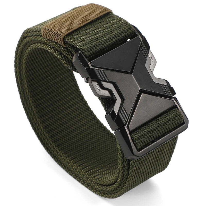FENRUIEN Tactical Nylon Canvas Belt Multifunctional Buckle
