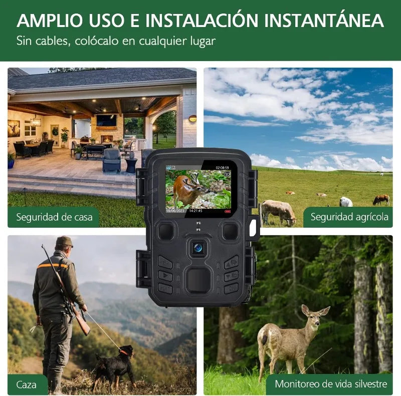 36MP 4K Wildlife Trail Camera – Night Vision Waterproof Motion Activated Cam