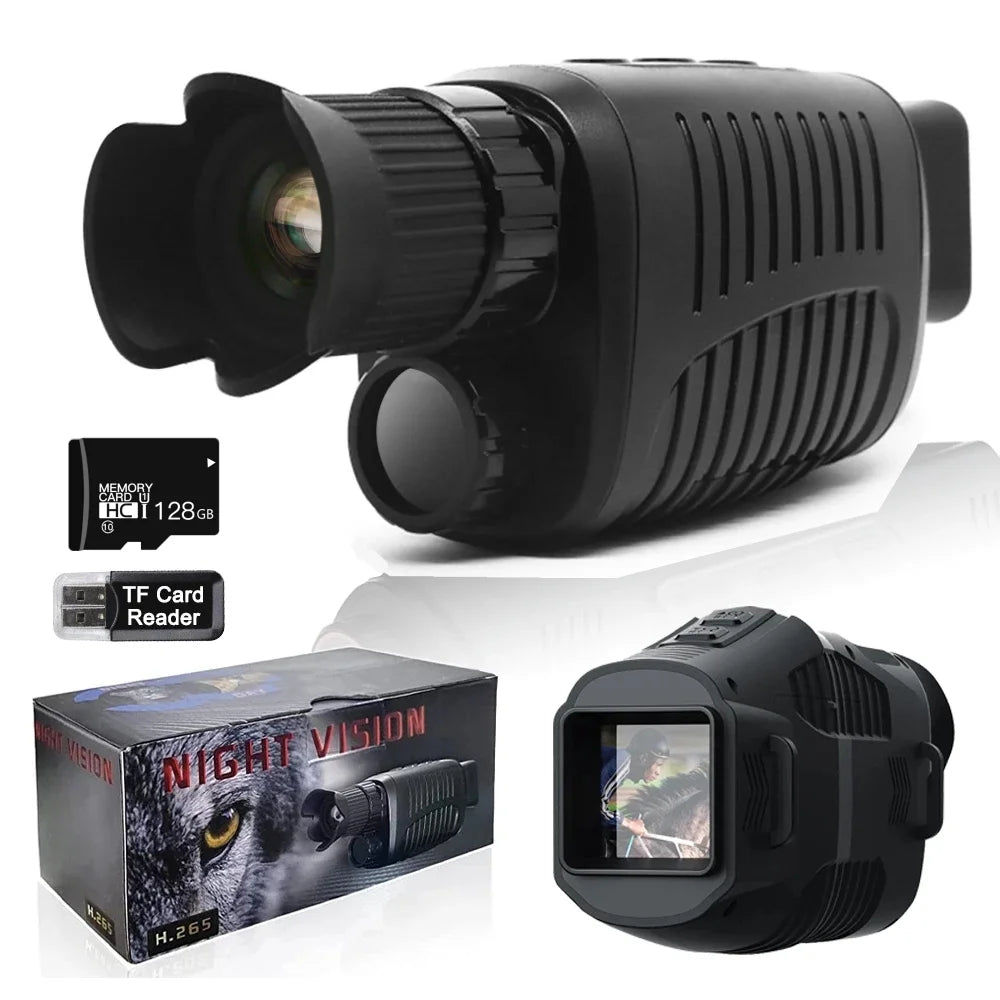MITHRAS 1080P Night Vision Monocular – 5X Zoom, 300m Range for Hunting & Outdoors