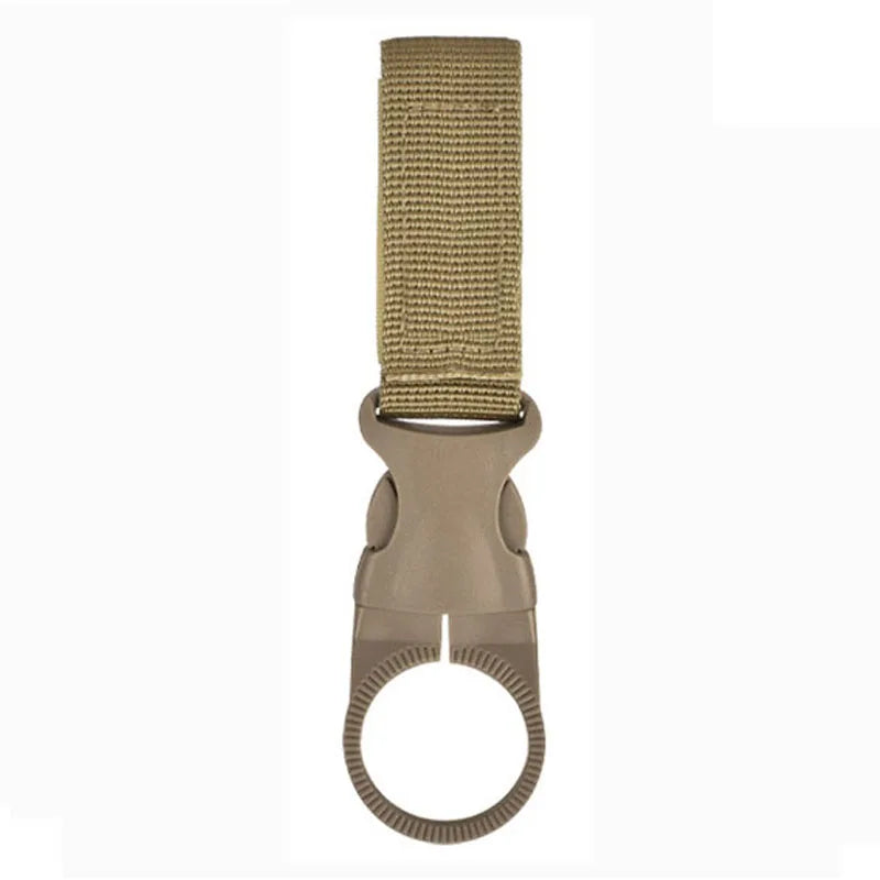 LISM Portable Outdoor Kettle Buckle – Nylon Webbing Water Bottle Holder for Camping & Hiking