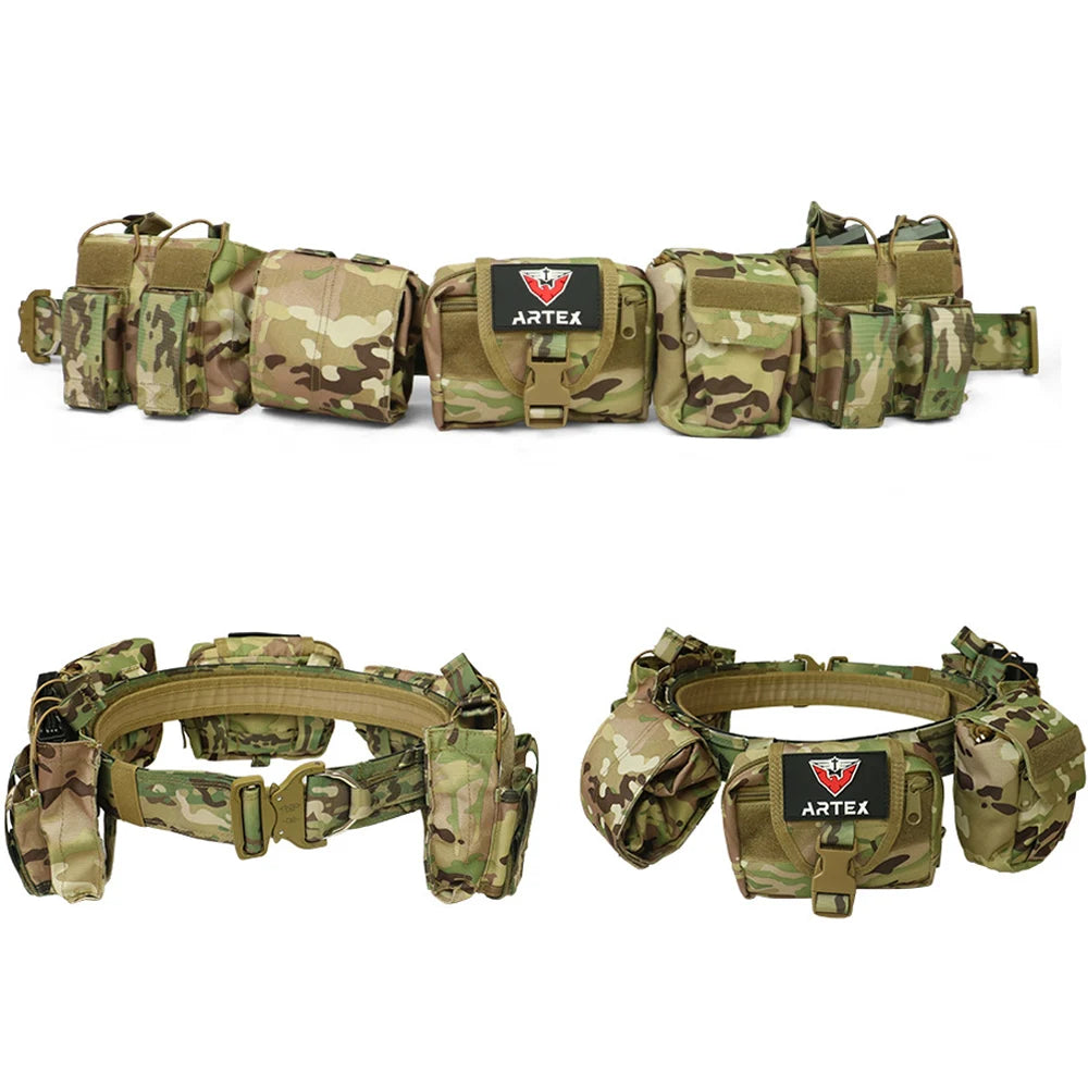 Tactical Waist Bag MOLLE – Adjustable Battle Belt for Hunting, Law Enforcement, and Security