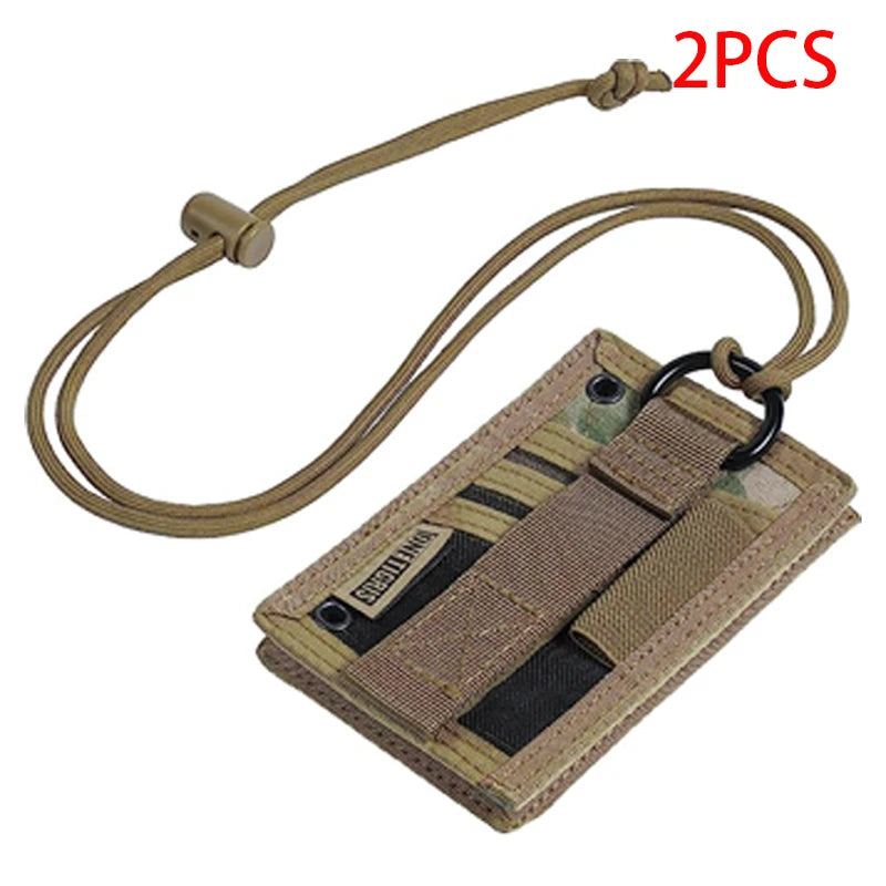 ONETIGRIS Outdoor ID Holder & Patch Display Organiser - Multi-Function MOLLE Pouch