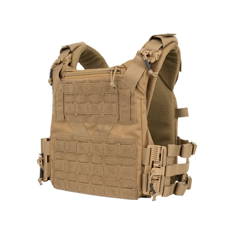 Outdoor Tactical Hunting Vest – K19 MOLLE Plate Carrier with Quick Release, Combat Training