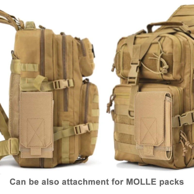 CLUSGO Tactical Molle Mobile Phone Bag for Hunting and Outdoor Use