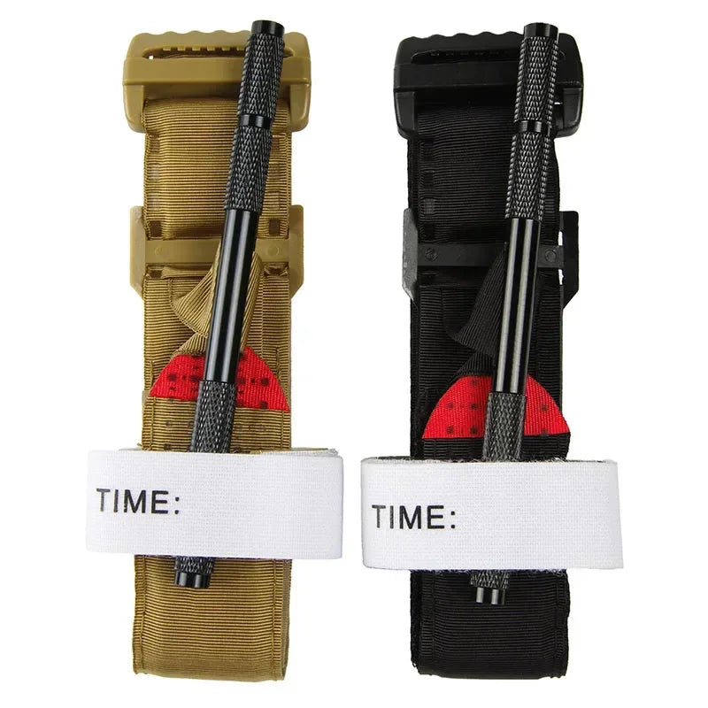 Tactical Rotary Pressure Tourniquet – Aluminum Rod First Aid Tool for Military & Survival