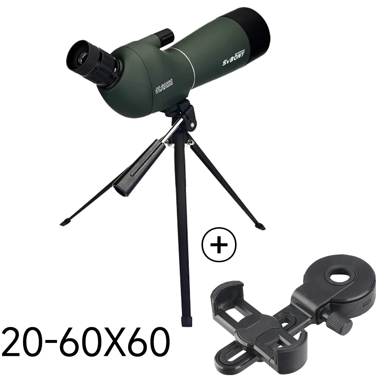 SVBONY SV28 Spotting Scope – Waterproof Zoom Scope for Birdwatching & Target Shooting