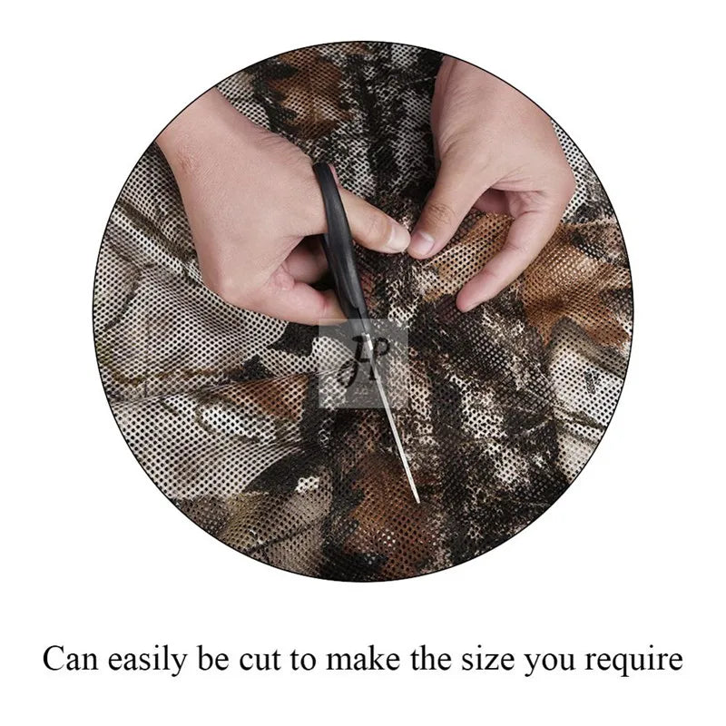 HIGH-JUMP 3D Bionic Nature Leaf Camouflage Net 300D Mesh for Hunting and Shade