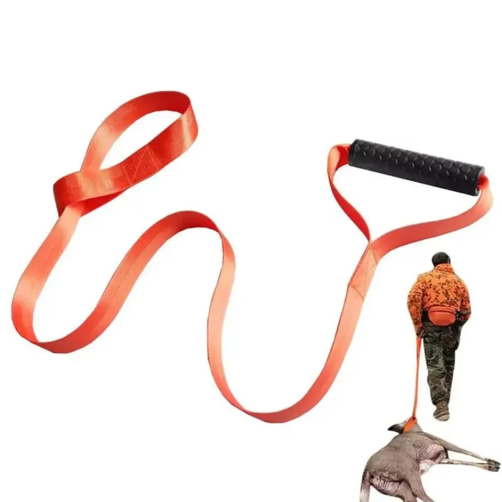 Durable Deer Drag Harness with Handle for Hunting and Outdoor Use