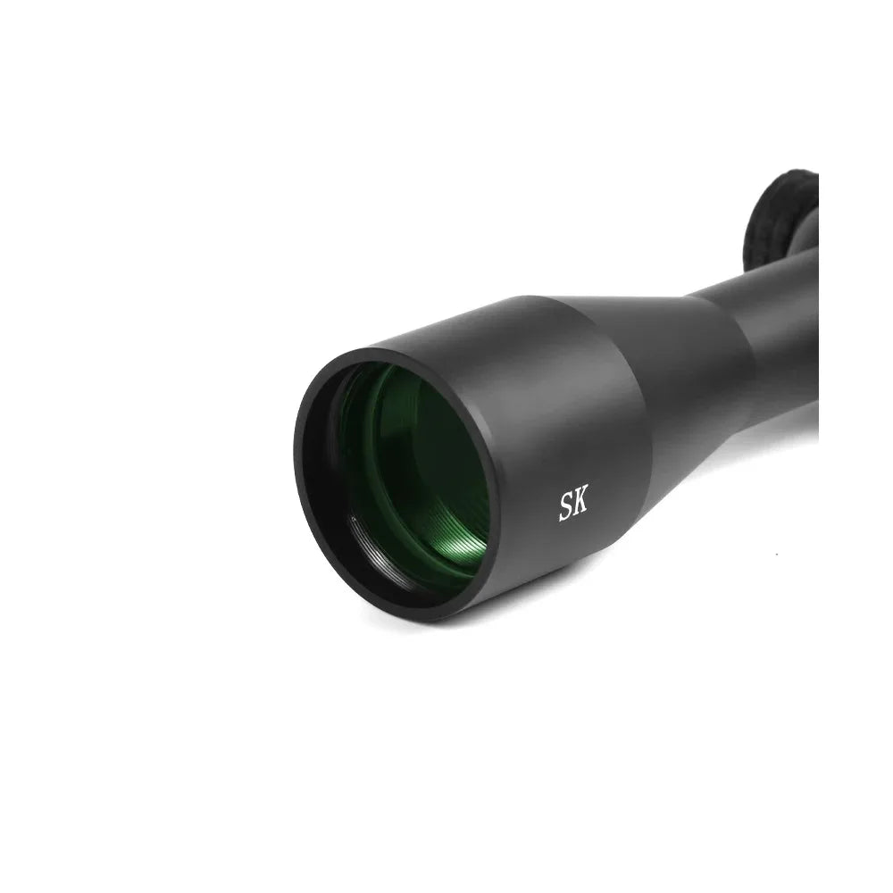 MARCH SK 3-15×44 FFP Tactical Rifle Scope - First Focal Plane Illuminated Optic for Long Range Hunting