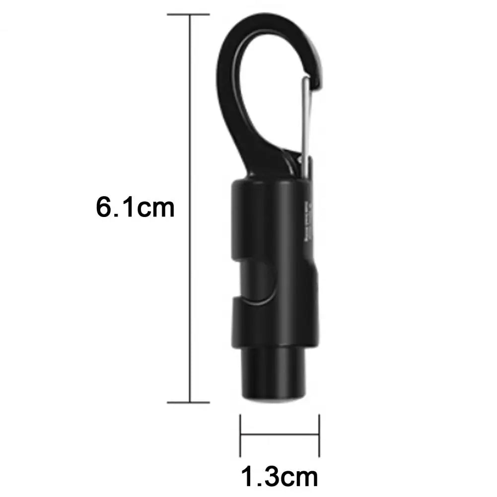Aluminum Alloy Tent Rope Buckle – Windproof, Multifunctional Rope Hanger for Camping & Travel